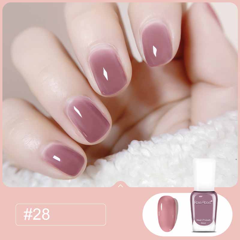 

8 мл натуральный телесный стойкий отслаивающийся быстросохнущий лак для ногтей без запекания набор для дизайна ногтей