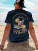 COCKTAILS DRINKS Printed T-shirt Men Summer Beach Short Sleeved Tops Unisex Casual Loose T Shirts Street Men's Cotton Tees