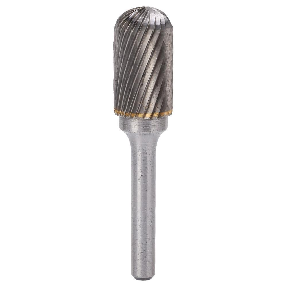 Single Cut Flutes Carbide Burr File Silver Single Cut Burr Bit New Die Grinder Bit Metal Deburring