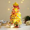 DIY Pipe Cleaners Christmas Tree Kit with String Light Twistable Plush Stick Xmas Tree