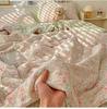 Double-Layer Gauze Summer Comforter Set: Single Piece, Machine Washable, Ideal for Air-Conditioned Rooms, Spring & Summer Use
