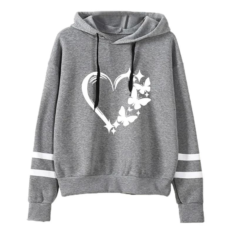 Female Home Outdoor Comfort Warm Pullover 2026 Brand New Woman Hooded Sweatshirt Autumn Winter Daily