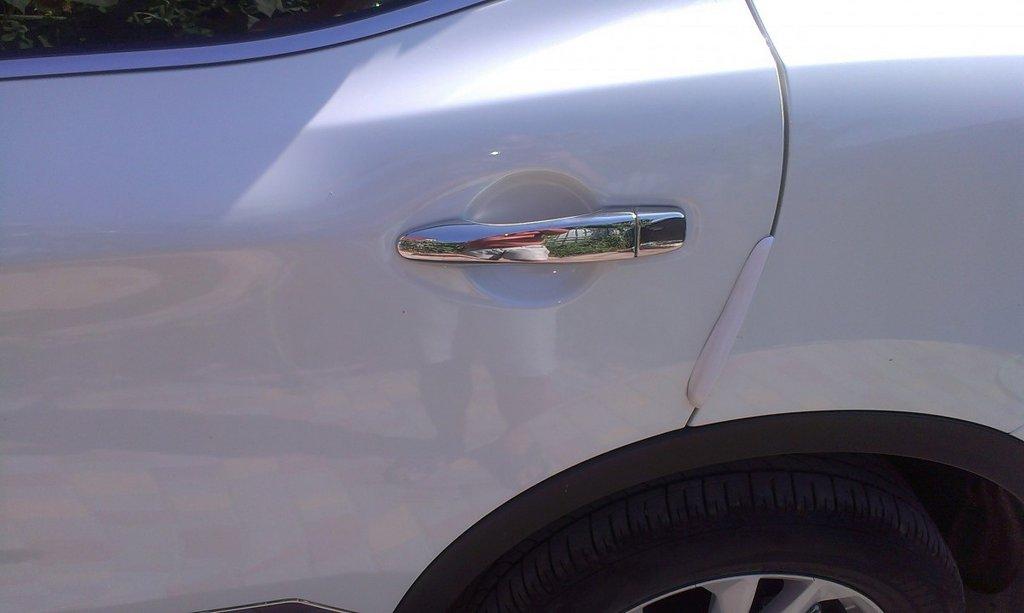 

Накладки на ручки (4 шт., нерж.) С чипом, Carmos - Турецкая сталь для Nissan X-trail T32/Rogue 2014-2021 гг