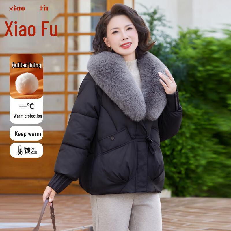 

Женское короткое зимнее пуховое пальто с воротником из искусственного меха 5XL (fits 155-165 lbs)