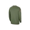 Nike Solid Color Letter Print Crew Neck Sweatshirt Men Tops Green DN1719-328