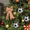 6 Stück Fußball Basketball Rugby Baseball Weihnachts-Hängekugeln Heim Weihnachtsdeko