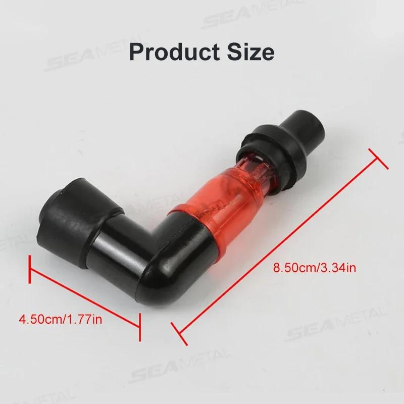 BLALION Motorrad Blitz Zündkerzenstecker Universeller Motorrad Zündung Zündkerzenstecker 90 Grad Blitzender Zündkerzenstecker Für Moto