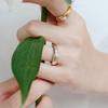 eveningbell [silver925] Sophia pearl ring (2color)