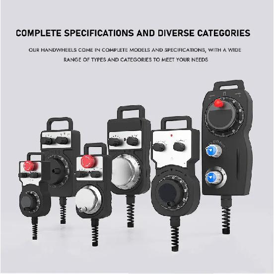 CNC-Steuerung Werkzeugmaschine Manueller Impulsgeber Encoder Handgeführtes Bewegungssteuerungssystem, elektronisches Not-Aus-Handrad