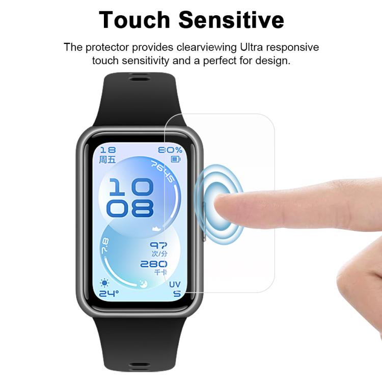 5Pcs Full‑Cover Soft Hydrogel Screen Protector Film, Anti‑Scratch Clear Protective Film For Huawei Watch Fit 5