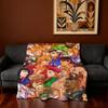 S-Street Games F-Fighter Blanket Super Warm Comfortable Plush Throw Blanket Child Home Sofa Bedroom Gift