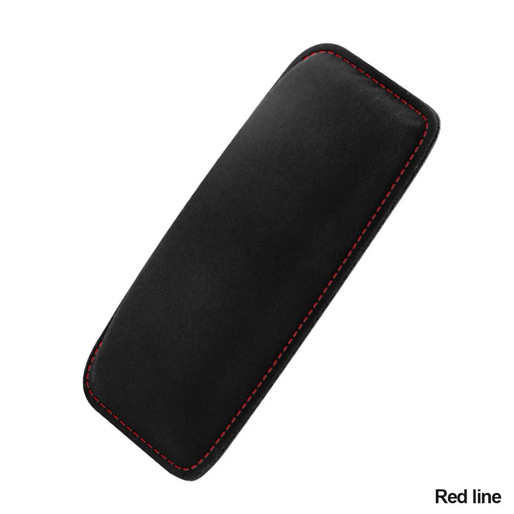 Comfortable Suede Car Pillow Car Knee Pad Auto Cushion Elastic Memory Foam Leg Pad Headrest In The Car Accessories