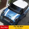 Autocollants et Décalcomanies Ligne de Rallye pour Capot Moteur de Voiture Style de Voiture Pour Mini Cooper S JCW One F54 F55 F56 F60 R55 R56 R60 R61 R50 R52 R53