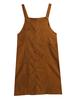FASHION New Fashion Women Corduroy Vintage Dress Pocket Casual Strap Autumn Winter Loose Vest Overall Dress