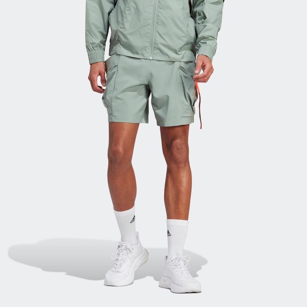 adidas City Escape Cargo Shorts Asia Sizing 'Green' Men's IC6724
