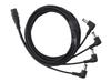 Free The Tone FA-0905D-JA Adapter (DC9V500mA) + CP-FS4 4-Way DC Power Splitter Cable Set