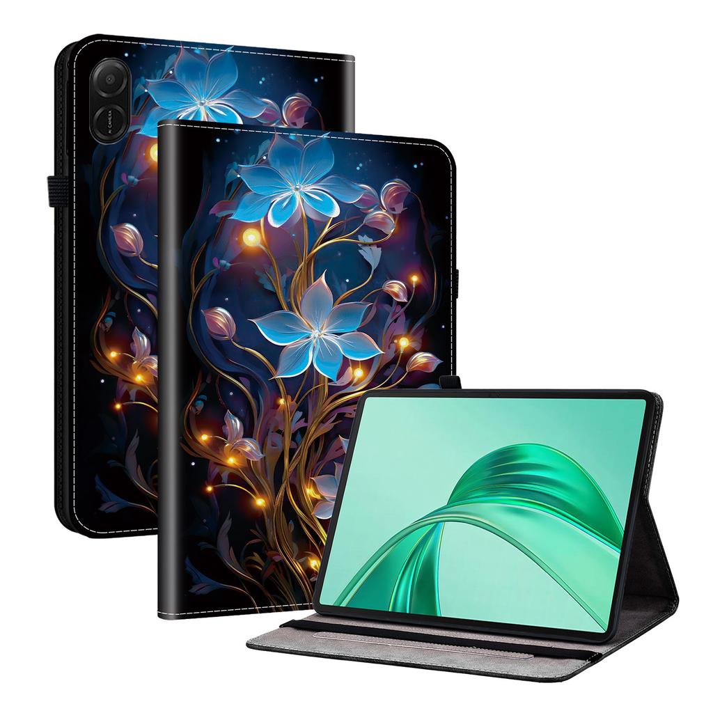 Custodia per Tablet in Pelle PU per Honor Pad X8a - 11 Stili! Durevole, con 2 fessure per supporto, portapenne e fessure per carte, cover posteriore flessibile in TPU
