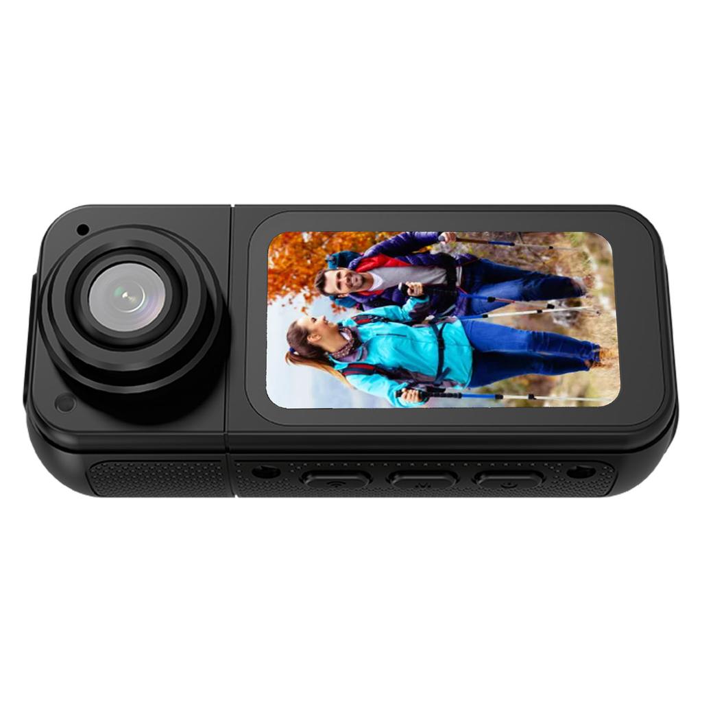 Thumb Sized Wearable Action Camera WIFI 180 Degrees  Rotating 2.7K Portable Magnetic Body Worn Camera for Pet Working