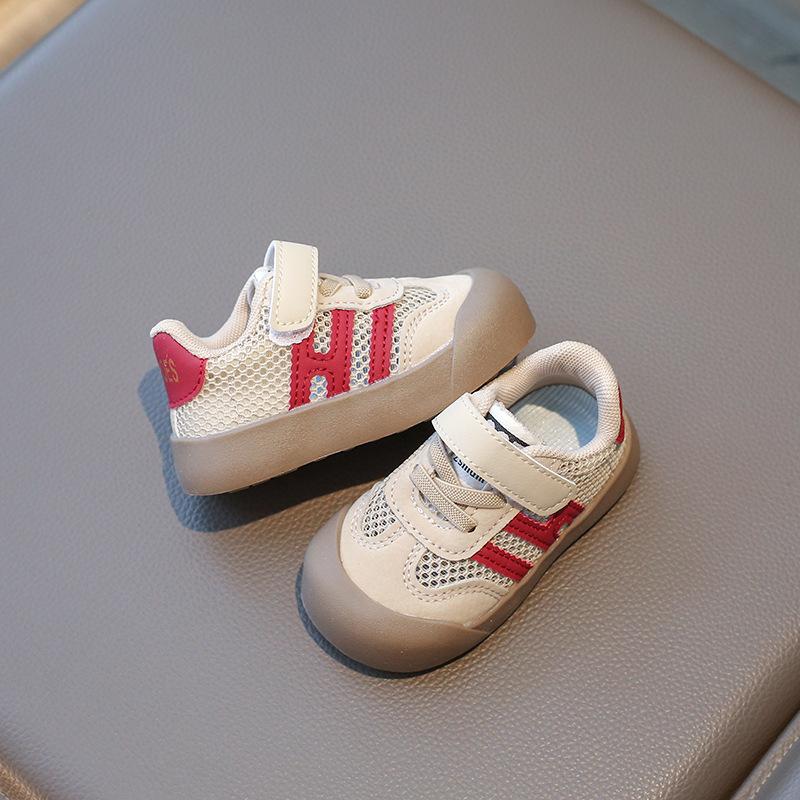 

Детская детская сетчатая обувь 2025 весна и осень детская обувь на мягкой подошве для малышей мальчики и девочки корейская версия универсальная повседневная обувь 20