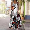 Women's Slip Dress Maxi Long Dress Tropical Flowers Print Dress Spring & Summer Leisure Vacation