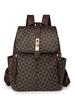 2025 Retro Floral Women's Backpack: Large Capacity Fashionable Schoolbag