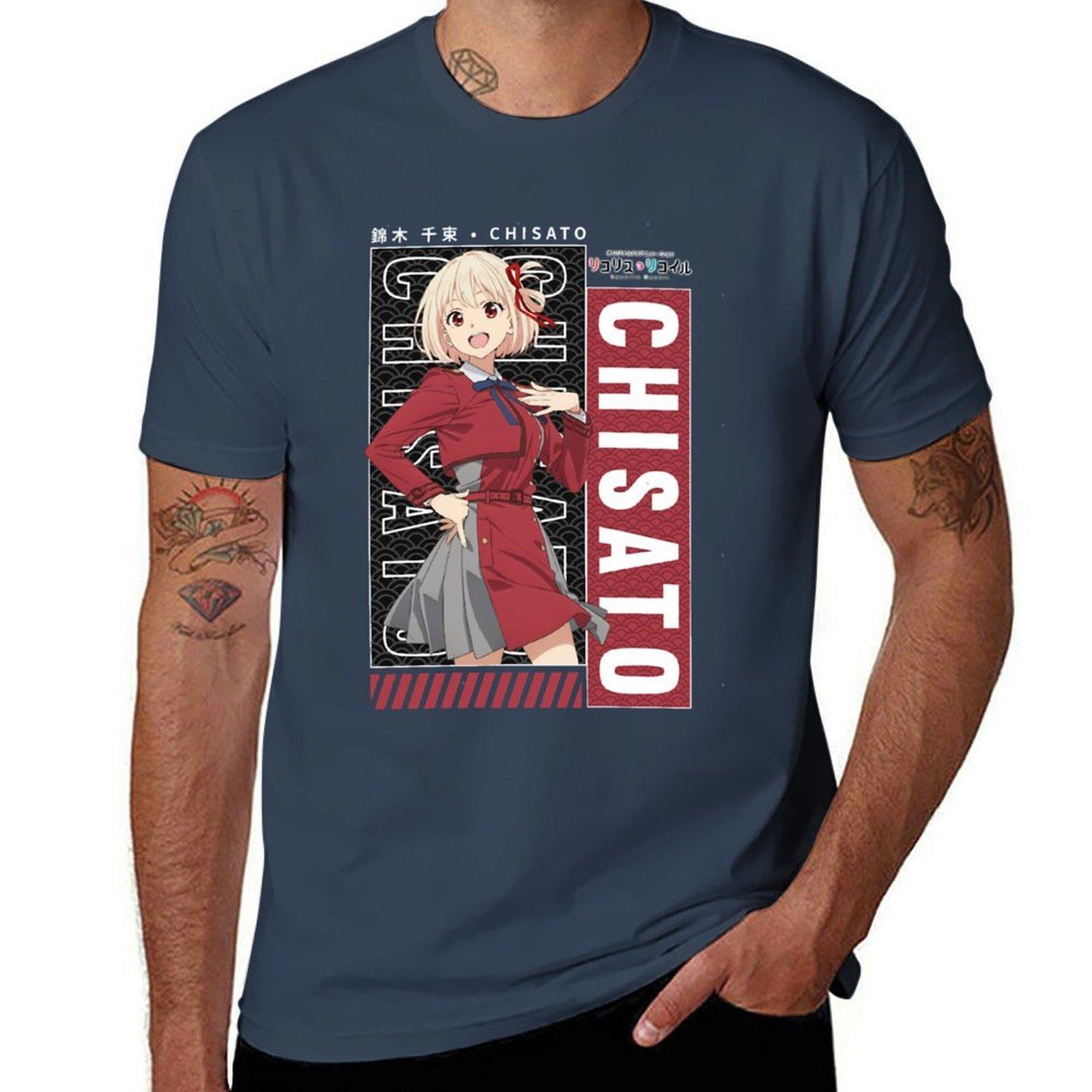 Lycoris Recoil Chisato Tshirt All Weather Casual Short Sleeve S