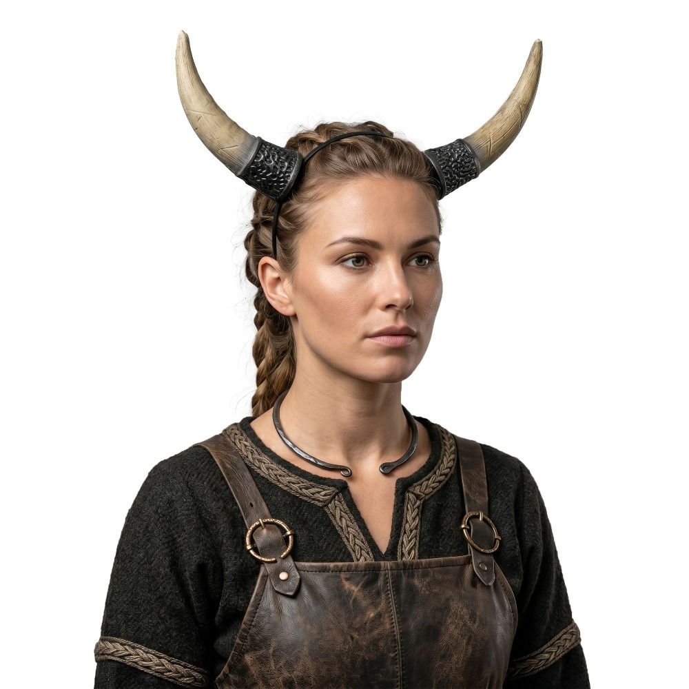Pu Cosplay Hairband Ox Horn Halloween Hair Hoop Halloween Horns Headband  Masquerade Party
