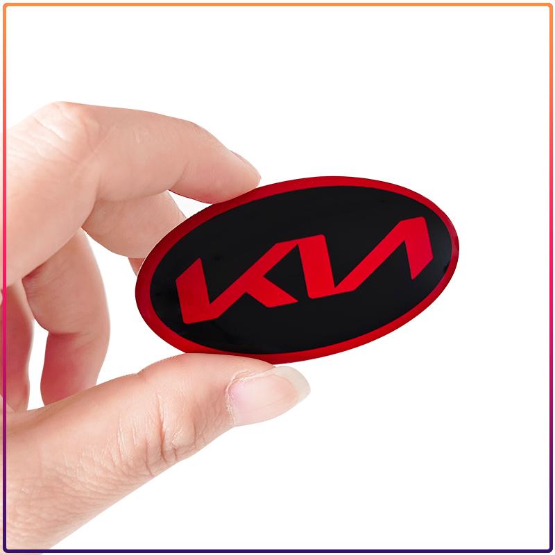 1Pcs ABS Car Steering Wheel Center Emblem Sticker Accessories For KIA Ceed Sportage Rio K5 K6 K7 K8 Optima Cerato Proceed Venga Sedona Forte