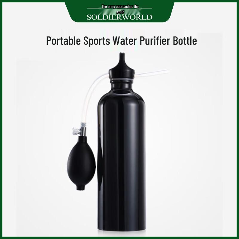 Portable Outdoor Emergency Water Purifier Bottle