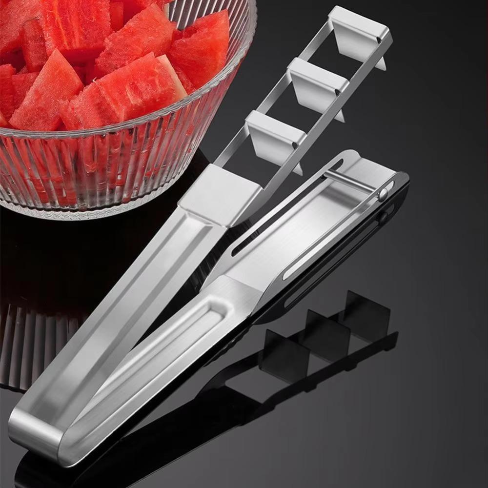 304 Stainless Steel Watermelon Dicing Divider Rust-proof Fruit Splitter Watermelon Slicer  Kids