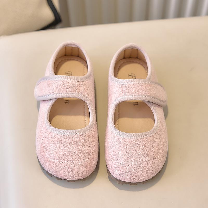 Mädchen Herbst Woll Ballerinas - Weiche Sohle Leder Prinzessin Schuhe
