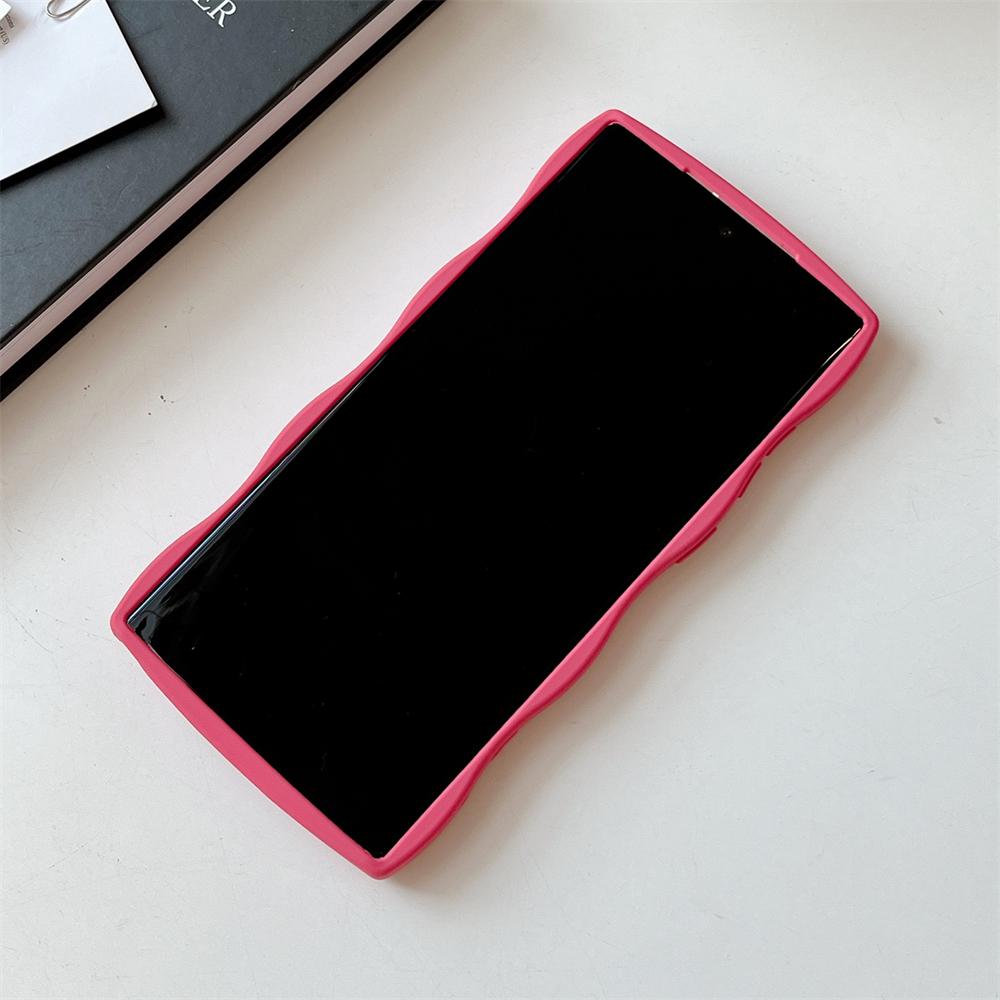 Držák na zápěstí Curly Wave Držák na telefon iPhone 12 Pro Max 15 14 Plus 13 11 XR XS Max 7 8 Plus SE 2020 měkký silikonový kryt