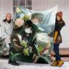 1pc Genshin Impact Alhaitham2 Theme Blanket - Digital Print, Polyester, Cozy for All Seasons, Perfect for Outdoor, Camping, and Travel
