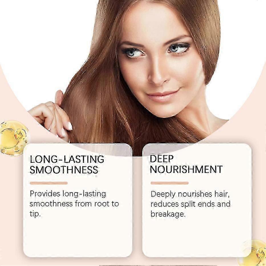 Olio Brillantezza Capelli, Gocce Lucidalabbra Gloss Absolu, Olio per Capelli Brillantezza Anti-Crespo, con Olio di Rosa Selvatica, Capelli Secchi e Danneggiati Idratati e Riparati, 45ML
