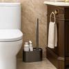 Rustproof Bathroom Toilet Brush Shelf Aluminum Material Cleaning Toilet Brush  Home Cleaning