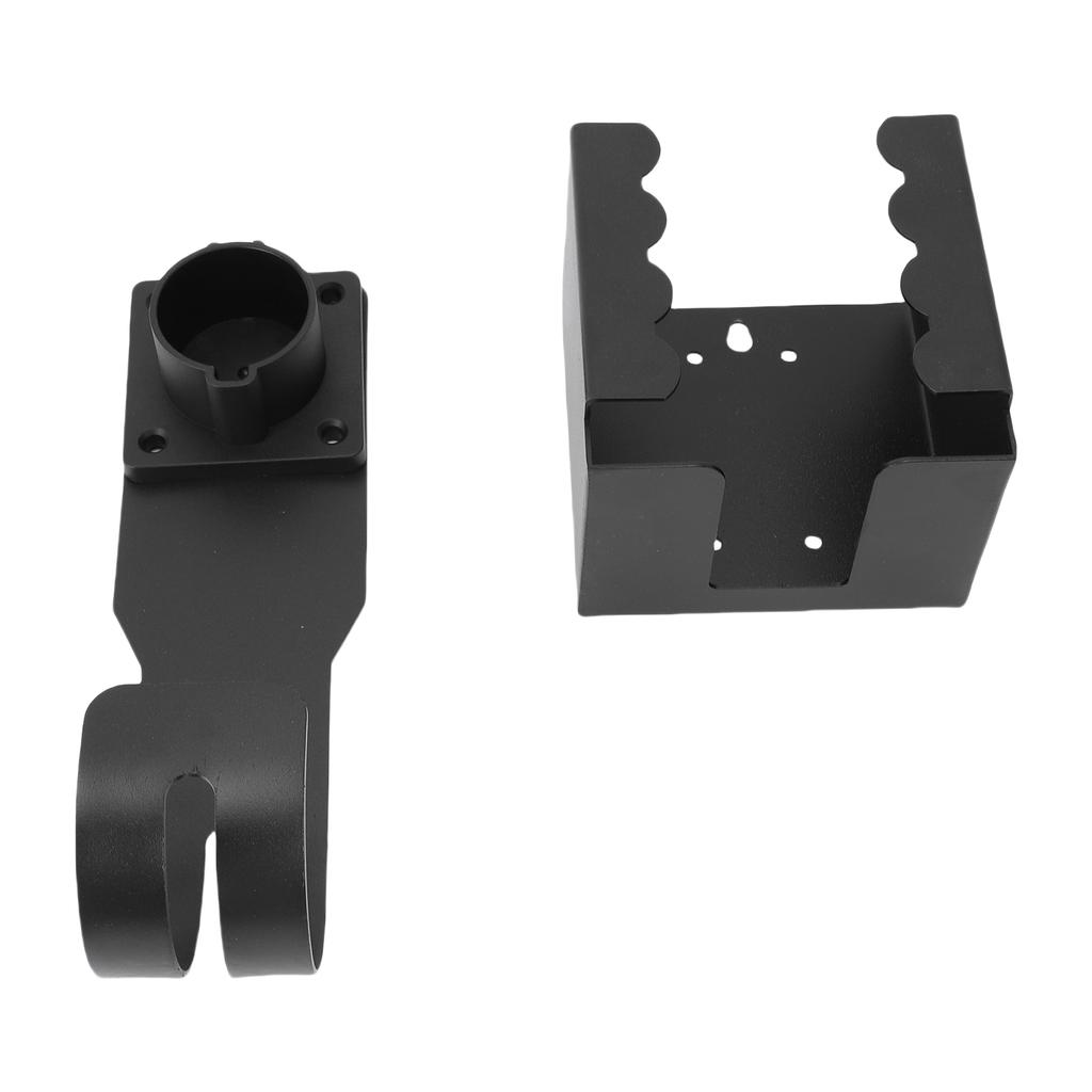 EV-Ladegerät Halterung Wandmontage-Kit Passend für J1772 Stecker Kohlenstoffstahl J-Haken EV-Ladebox Kabelhalter für Elektro