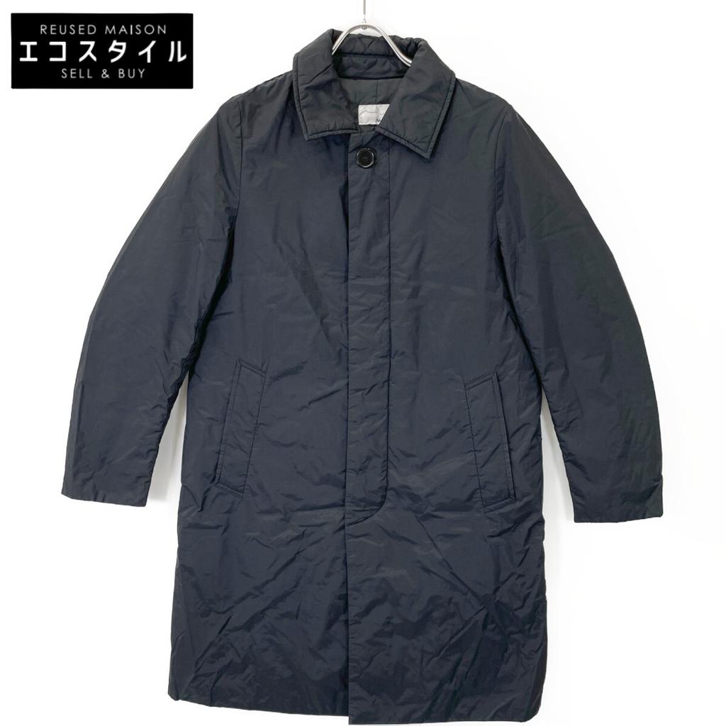 NANGA Old logo black bark color down coat coat S blackUsed