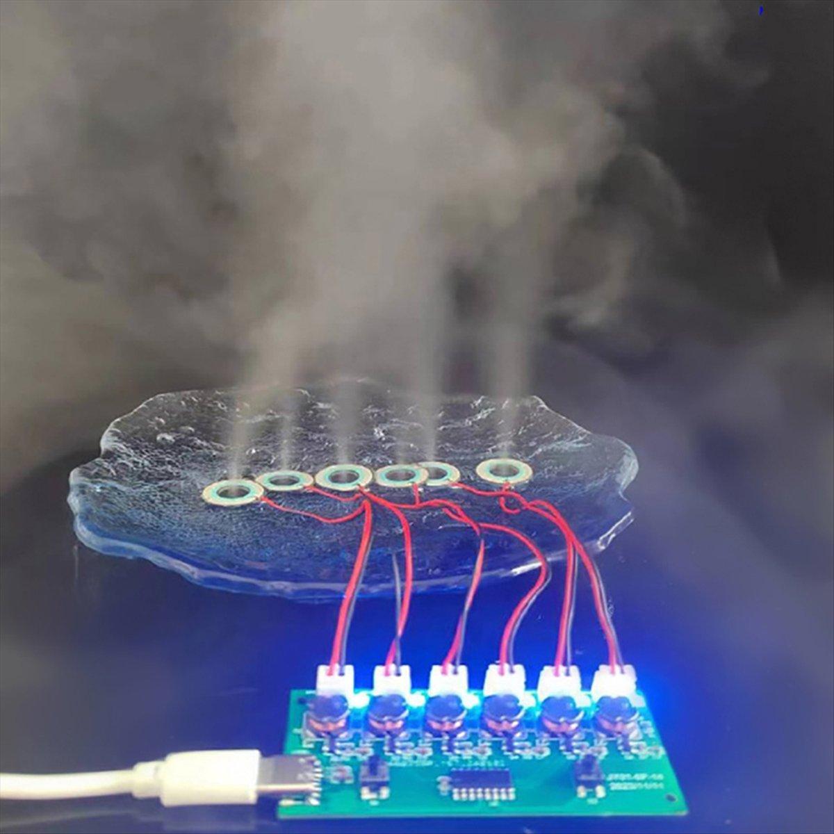 

BHBL Humidifier Module DIY Kit Nebulizing Control Board Ultrasonic Nebulizer Mist Driver Circuit Board 6 Nozzle China Mainland