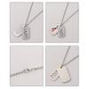 Metal Sublimation Blank Necklace Printable Blanks Necklace Zinc Alloy Material Sublimation Blanks Choker Gift for Woman