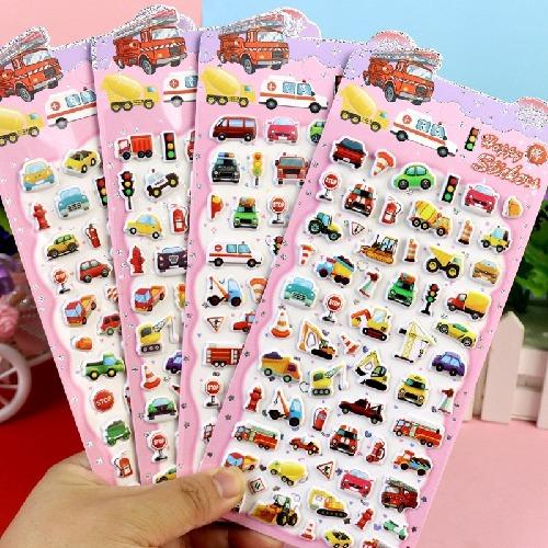 1 buc. Drăguț Desen Animat Familie Fantome Autocolante Relief 3D Distractive Jelly Transparente Decorațiuni pentru Huse de Telefon Copii DIY Autocolant Cristal