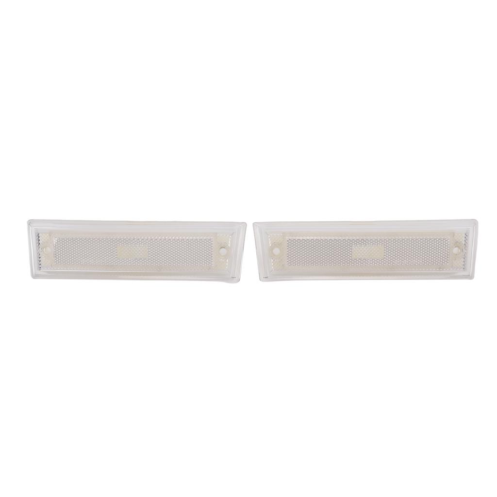 Car Front Bumper Side Marker Light Housing Cover Accessory Replacement for 1981‑1991