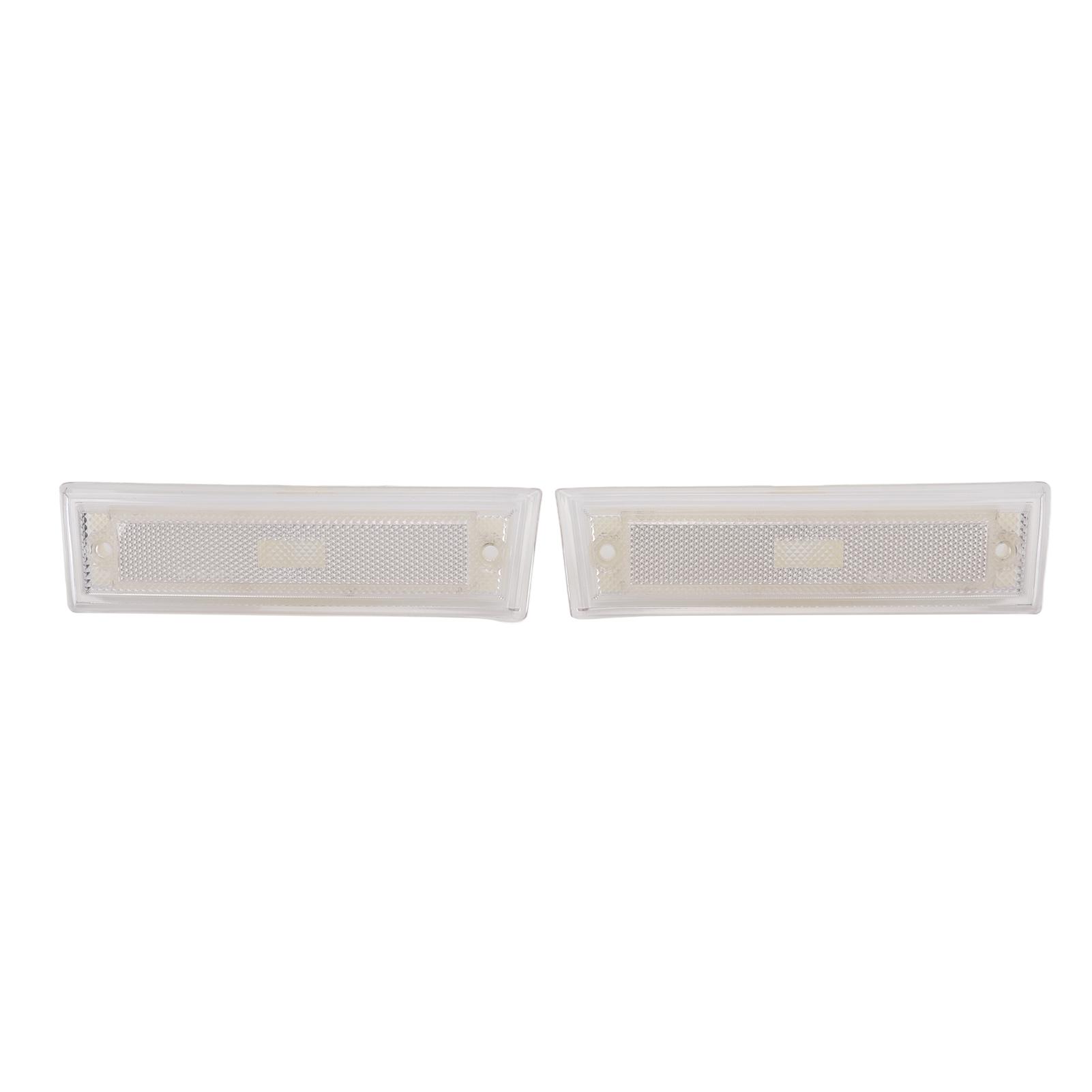 

Car Front Bumper Side Marker Light Housing Cover Accessory Replacement for 1981‑1991