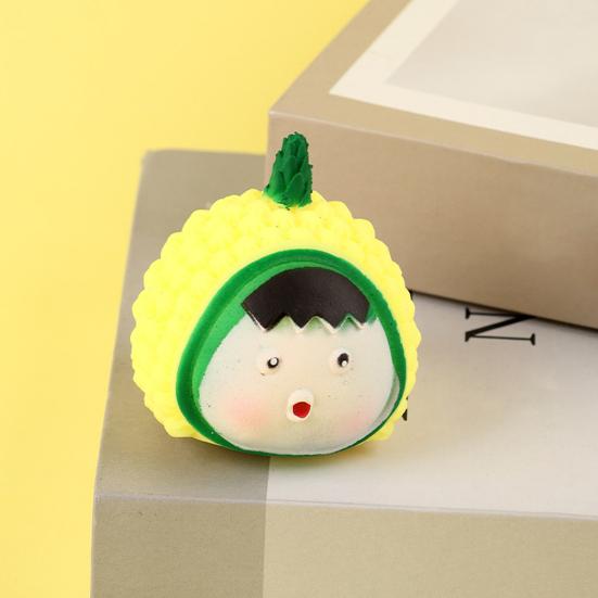 Fruity Scent Squeeze Toy Soft Elastic Pinching Music Stress Relief Cute Fruit Shape Decompression Gadget for Student Parties And Collecting