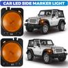 Front Fender Side Marker Lights Turn Signal Lamp Left Right For Jeep Wrangler JK 2007-2018 55078145AA 55078144AA