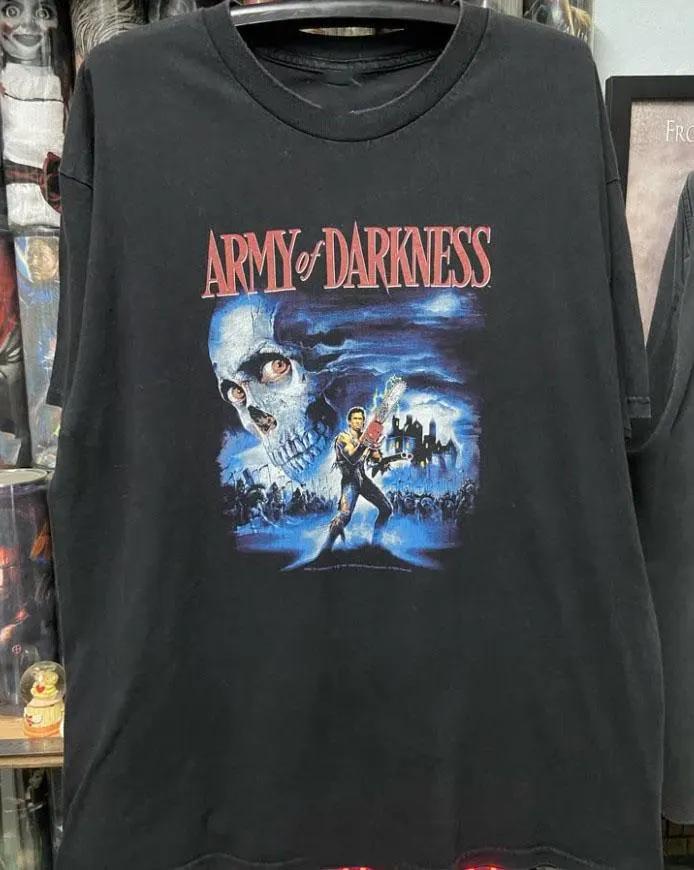 Dark Legion Tshirts Dark Legion Shirts Classic Horror Tshirts From The 1980s Retro 1980s Movie Shirts Dead Unisex Shirts S