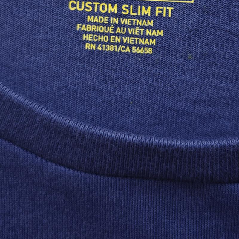 Polo Ralph Lauren Logo Letter Print Crew Neck Straight Fit Short Sleeve T-Shirt Men Tops Blue 710842989-001