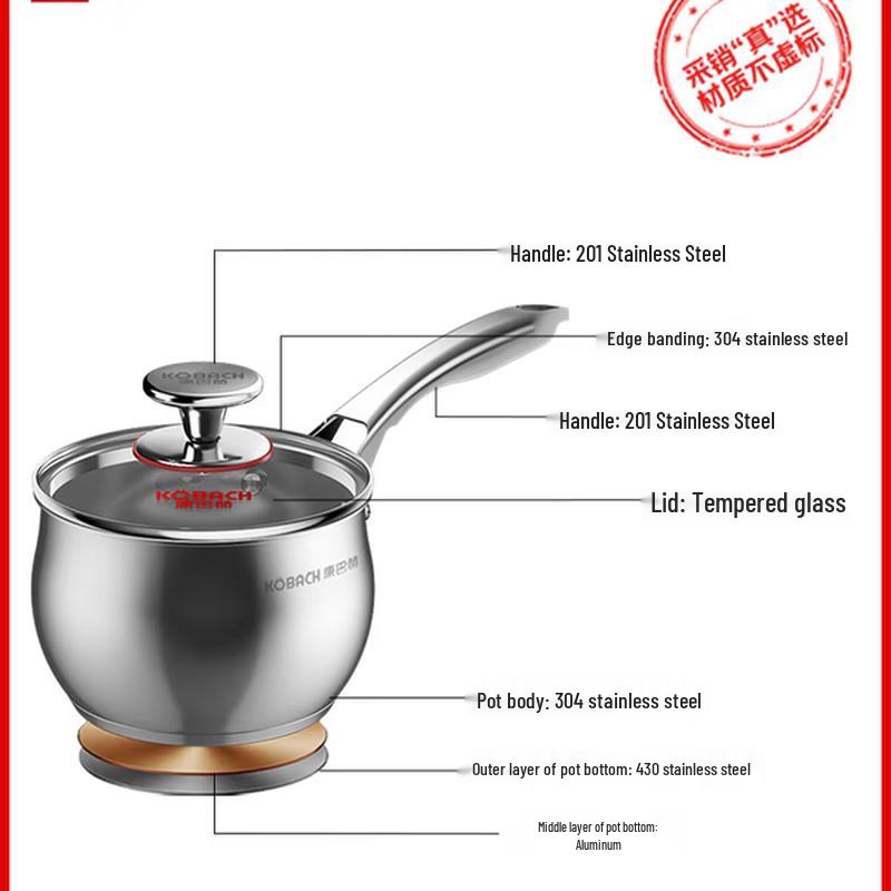 KBH Stainless Steel Saucepan - Changxiang Series