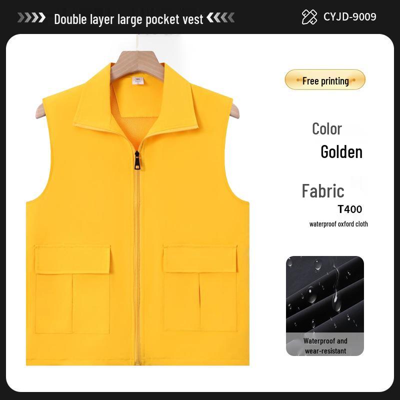 Customized Volunteer & Guide Vests with Logo for Supermarkets & Storage Activities