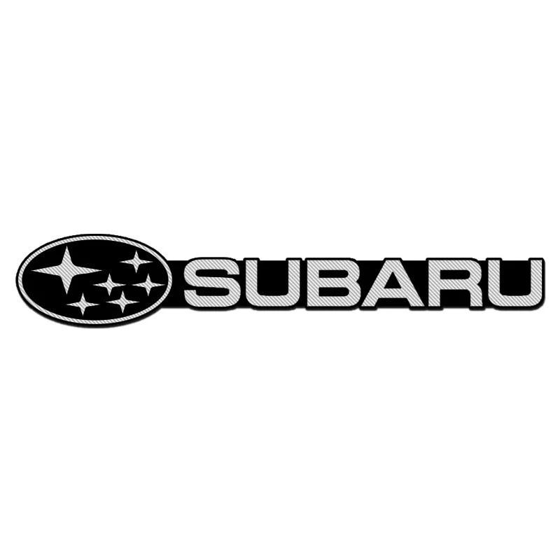 4pcs Alloy Car Stereo Sticker Emblem for Subaru Forester XV Outback Impreza Legacy STI WRX BRZ Tribeca Interior Decal Decoration X666