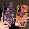 Lucky Bowknots Butterfly Pattern Case For Xiaomi 14T 13T 11T Pro Funda Redmi Note 14 13 12 11 Pro 5G 4G Leather Texture Silicone Cover